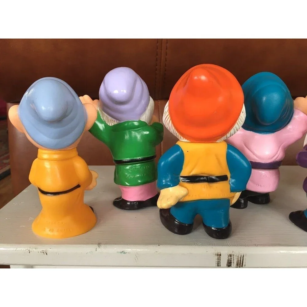 Rare Vintage Disney Seven Dwarfs Dolls